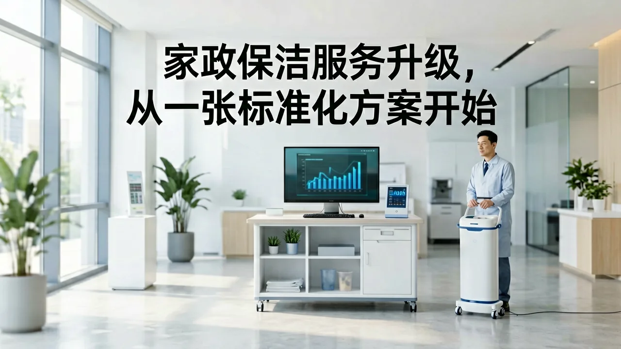 家政保洁服务升级,从一张标准化方案开始